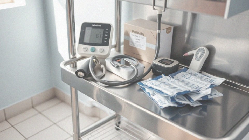 Jakie podstawowe sprzęty medyczne wykorzystuje pielęgniarka w codziennej pracy?