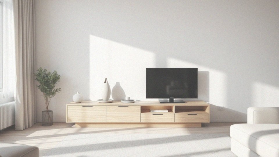 Jakie są trendy w aranżacji wnętrza z szafką pod telewizor?